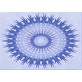 thumbnail image 1 of Ahgly Company Machine Washable Indoor Rectangle Transitional Heavenly Blue Area Rugs, 3' x 5', 1 of 7
