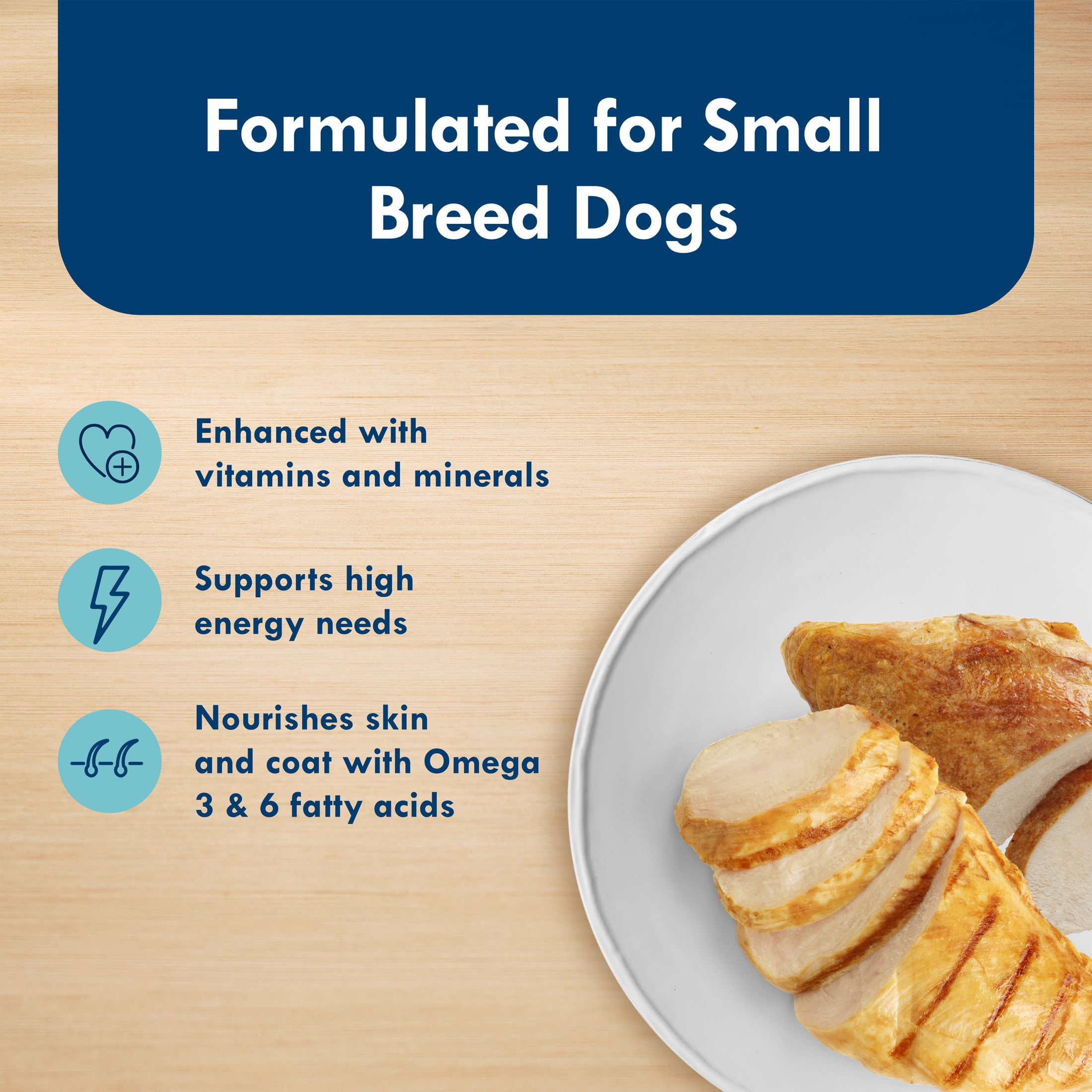 Blue Buffalo Delights Small Breed Natural Wet Dog Food Variety Pack, 3.5-oz. Cups, 12 Count