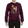 thumbnail image 2 of If It's Not a Bassett Hound Its Just a Dog Gift | Mens Dog Lover Crewneck Graphic Sweatshirt, Maroon, X-Large, 2 of 3