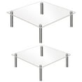 thumbnail image 1 of pcs Acrylic Cake Display Stand Square Cake Dessert Stand Clear Cake Display Holders, 1 of 5