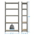 TrumanPick 5Shelf Heavy Duty Adjustable Storage Shelves, Suitable for Various Settings, 2 Pack