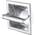 thumbnail image 1 of Chrome Recessed Toilet Paper Holder Wall Toilet Paper Holder，Recessed Tissue Roll Dispenser for Bathroom- Recessed Toilet Tissue Holder Includes Rear Mounting Brack, 1 of 6