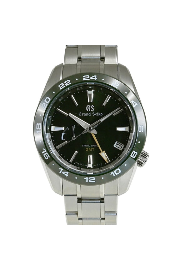 Pre-Owned SEIKO Grand Seiko Sports Collection 9R Spring Drive GMT Watch SBGE257