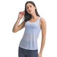 thumbnail image 4 of Blusa deportiva con tirantes cruzados estilo europeo y americano, bonita espalda, prenda exterior de dos piezas, traje de fitness para correr y yoga que combina con todo, 4 of 6