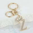 thumbnail image 3 of letter Keychain,Decorative Keychain,name keychain Initial gold 26 Letters A-Z Pendant Handbag Bag Decoration, 3 of 6