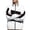 White, variant on 2026 Men's Color Block Stand Collar Full Zip Track Jacket, Slip Side Pockets Rib Cuff Long Sleeve Loose Fit Street Sport Travel Casual Outerwear