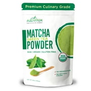 Alovitox Organic Matcha Powder Green Tea 16 oz Vegan All Natural Culinary Grade 1 lb 91 Servings Resealable Bag