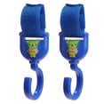 thumbnail image 1 of 2 piezas de s para cochecito de bebé, s para cochecito de bebé, plástico Azul Hugo Ganchos para cochecitos de niño, 1 of 10