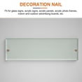 thumbnail image 3 of 2 Sets  Decorative Screw Self-tapping Mirror Fixing Screw Fastener With Cap, 3 of 6