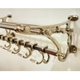 thumbnail image 4 of French COATRACK/Luggage Rack/Train Wall Mounted Rack vintage luxury décor 30", 4 of 4