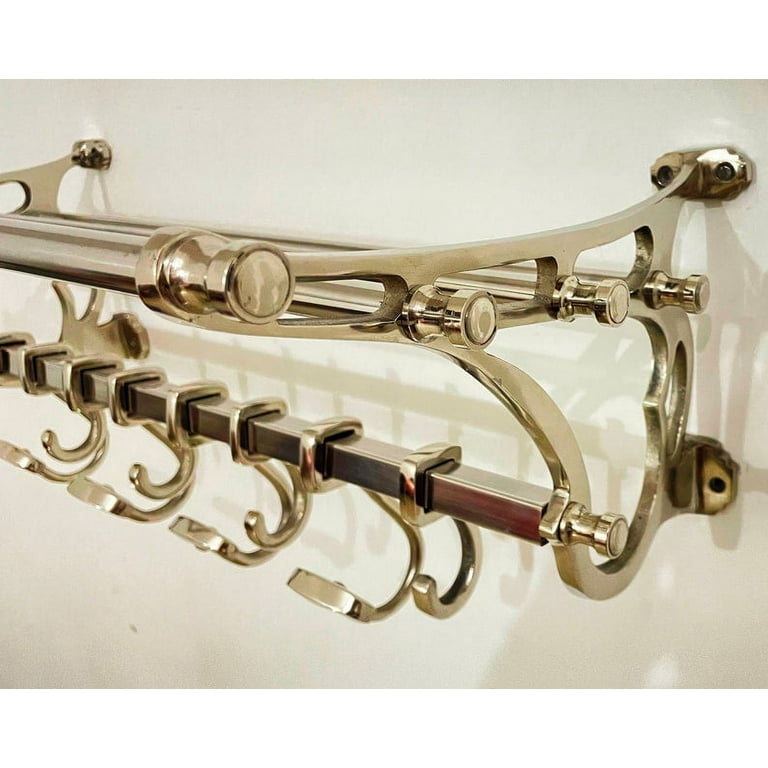 Art Deco Coat Rack French COATRACK/Luggage Rack/Train Wall Mounted