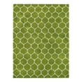 thumbnail image 3 of Unique Loom Trellis Shag Collection Area Rug - Ruby (9' x 12' Rectangle Green/Ivory), 3 of 12