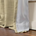 thumbnail image 4 of TWOPAGES Flax Linen Curtain with Room Darkening Lined, Flax 50Wx108L Kyla Collection ( 1 Panel ), 4 of 4