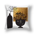 thumbnail image 4 of Funda de almohada con estampado de hojas de Ginkgo, cubierta de cojín decorativa para el hogar, de lino dorado, para sofá y coche, 45x45CM, 4 of 4