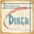 thumbnail image 2 of Alderson, Lisa 12x12 White Modern Wood Framed Museum Art Print Titled - Whistle Stop Diner, 2 of 4
