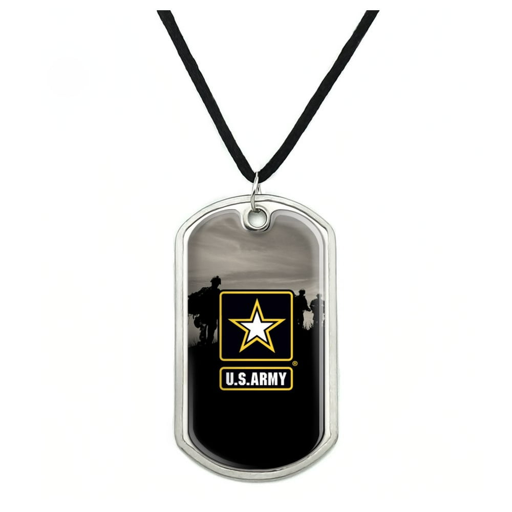 Graphics and More U.S. Army Logo with Soldier Silhouettes Military