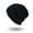 Black, variant on Baseball Caps Base Layer Winter Wool Knit Hat for Men Warm Thick Soft Ski Headwear Black