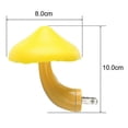 thumbnail image 1 of Lámpara de pared con forma de hongo y luz nocturna LED, enchufe europeo y estadounidense, luz blanca cálida con sensor de control, luz para dormitorio, decoración del hogar, 1 of 3