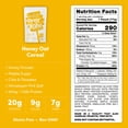 thumbnail image 2 of Oats Overnight Honey Oat Cereal - Overnight Oats with 20g Whey Protein, High Fiber Breakfast Protein Shake - Gluten Free Oatmeal, Non GMO High Protein Oatmeal (2.7 oz per Meal) (8 Pack + Bottle), 2 of 7