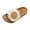 Beige, variant on Toddler Girl Sandals Flower Girl Dress Shoes Open Toe Little Kid Summer Flats Slippers