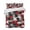 Red, variant on Quilts Full Size Bedding Set, Pink Grey Abstract Lightweight Quilted Comforter, Modern Geometric Ombre Artwork Soft Reversible Bedspread Coverlet with Pillow Covers for All Season, 78" x 90"