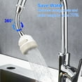 thumbnail image 4 of Zeeyh Moveable Kitchen Tap Head Perfect Kitchen Water Spray, 360 Degree Rotate Faucet Deluxe Internal Thread Nozzle Filter Adapter Water Saving Bubbler Connector Swivel Tap Aerator Diffuser Kitchen, 4 of 9