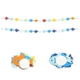thumbnail image 6 of Cartoon Paper Fish Banner Sea Theme Paper Garlands Kindergarten Window Decoration, 6 of 7