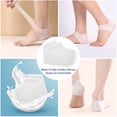 thumbnail image 2 of 2pair Silicone Socks, Full Foot Silicone Protective Cover Heel Dry Crack Protective Cover Anti-cracking Socks Case, 2 of 5