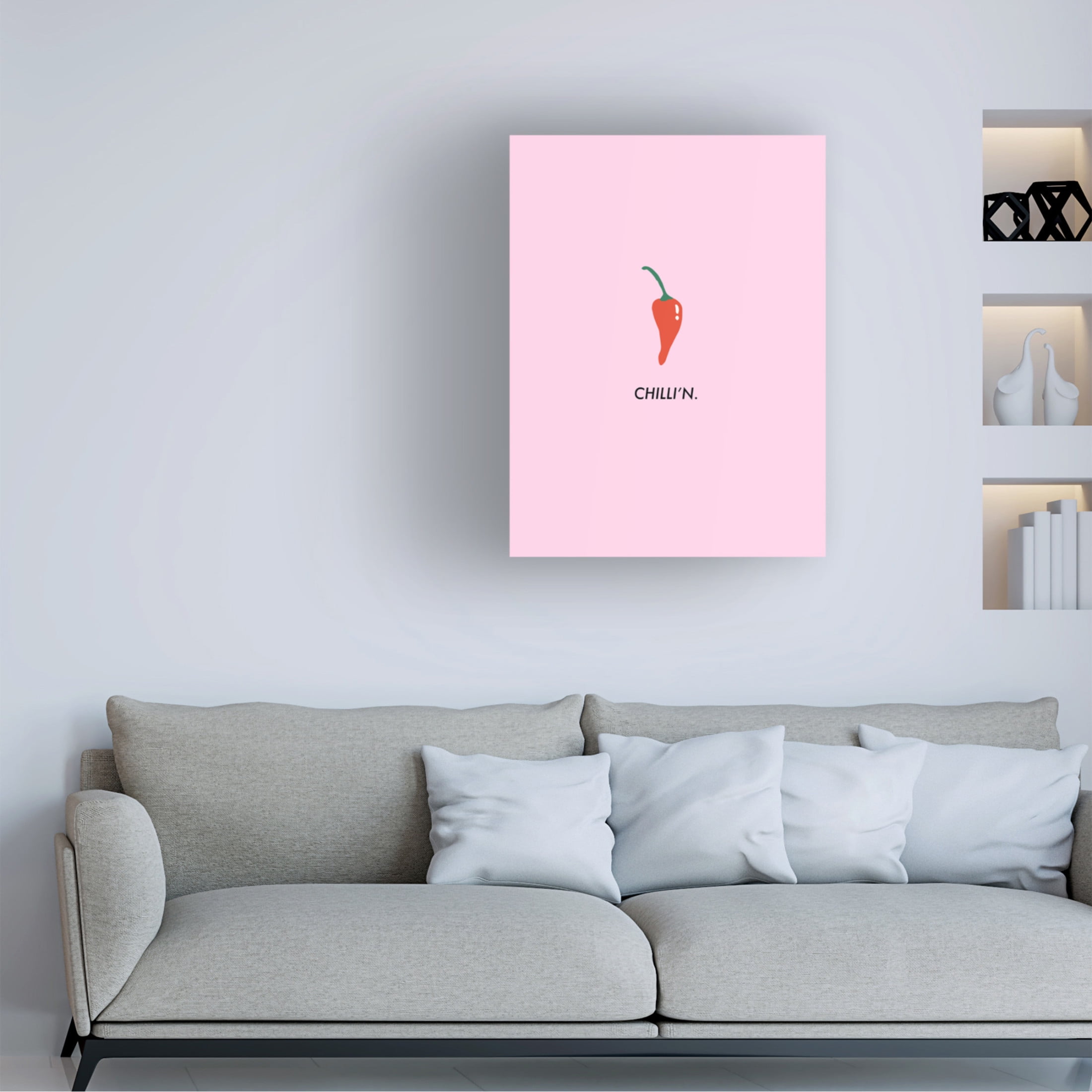 Trademark Fine Art Aislinn Simmonds Chilli'n Canvas Wall Art