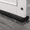 Black-30'', variant on Gray 30'' Adjustable Door Draft Stopper, Velour Fabric Insulation Seal for Doors