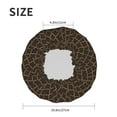 thumbnail image 4 of KLL Brown Moroccan Trellis Pattern Shower Cap & Bath Cap for Women,Reversible Oversized Waterproof Shower Caps for all Hair Lengths,Elastic Reusable Bathing Hair Cap, 4 of 6