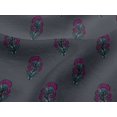 thumbnail image 4 of oneOone Viscose Jersey Gray Fabric Floral Block Sewing Craft Projects Fabric Prints By Yard 60 Inch Wide, 4 of 5