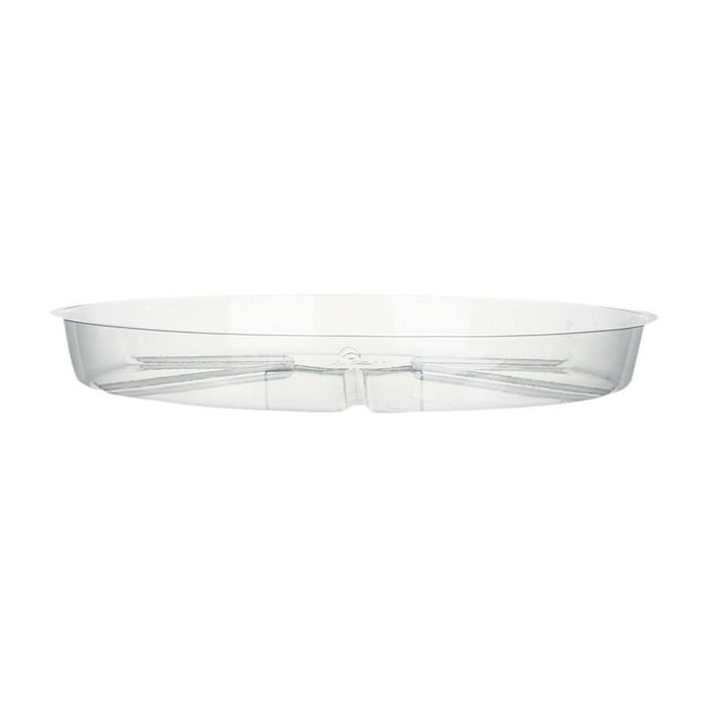 Almencla 4 Pcs Soucoupes de Plantes Transparentes Plateau de Croissance Rond 12 Pouces
