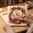 thumbnail image 5 of Halloween Pearl Art Kit Painting Set Plastic Complete Kit for Fall Home Decor Wall Art Crafts Seasonal Gifts by MPOISVA, 5 of 7