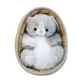 thumbnail image 3 of 2026 Weighted Stuffed Animals Plush Toy 9In with Woven Basket Bed Cute Stuffed Animal for Birthday Gift Decorative Soft Doll, 3 of 3