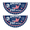 40# (2Pcs_B), variant on America 250th Anniversary Flag, 1.5X3 FT 1776-2026 Fan Flags, 250 Years Anniversary Flag Bunting for Wall, Front Door, Porch, Fence, Outdoor Decorations with Brass Grommets (A)