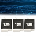 thumbnail image 3 of Action Camera Battery Sports Camera Battery Action Camera Lithium Ion Battery 1800mAh Rechargeable Sports Camera Replacement Battery 3pcs, 3 of 8