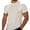 Khaki, variant on hoksml Men's Raglan Short Sleeve T Shirt Contrast Panel Seam Detail Soft Stretch Crew Neck Top for Gym Daily Street Casual Wear