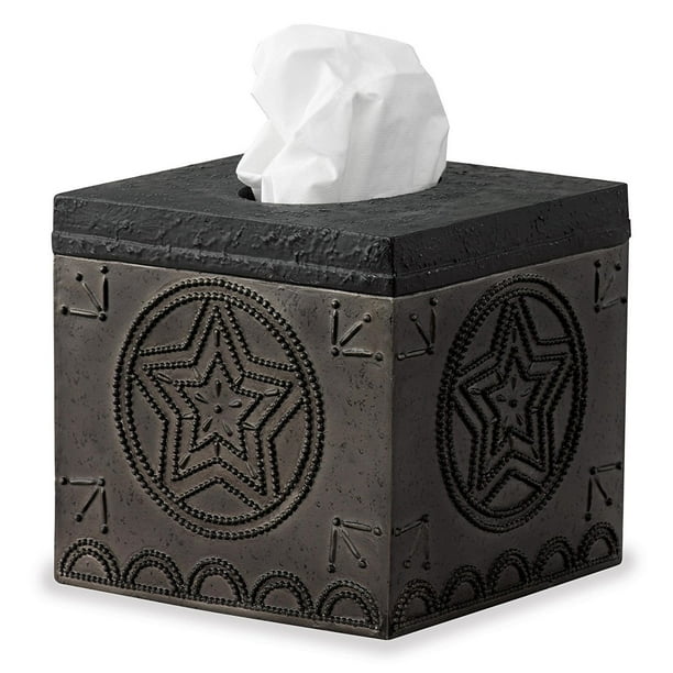 Antique Bath Tissue Holder Star Resin Box Cover By Park Star Resin Tissue Box Cover
