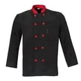 thumbnail image 2 of Chaqueta Uniforme de chef Sunnimix Manga larga media M, 2 of 8