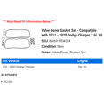thumbnail image 2 of Valve Cover Gasket Set - Compatible with 2011 - 2020 Dodge Grand Caravan 3.6L V6 2012 2013 2014 2015 2016 2017 2018 2019, 2 of 2