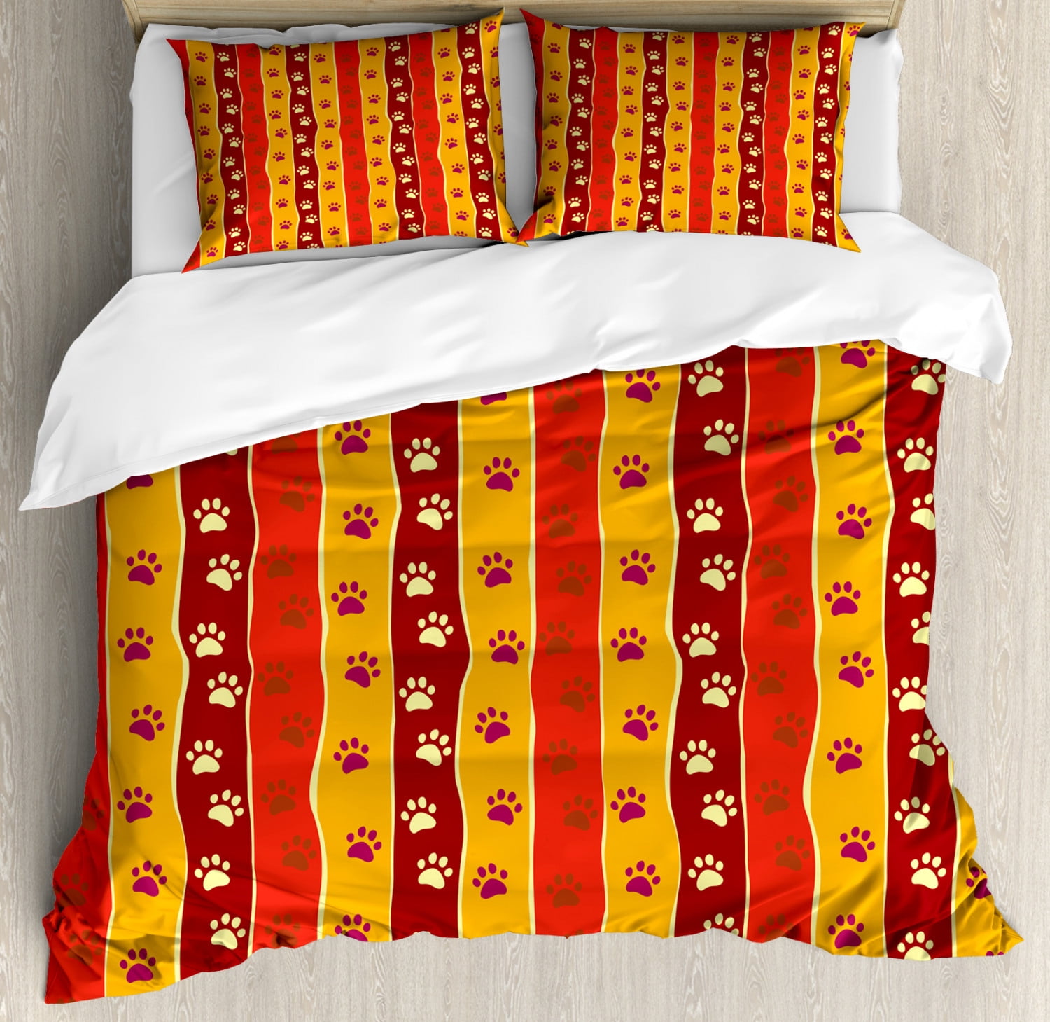 Red And Brown Duvet Cover Set King Size, Red Brown Duvet Covers