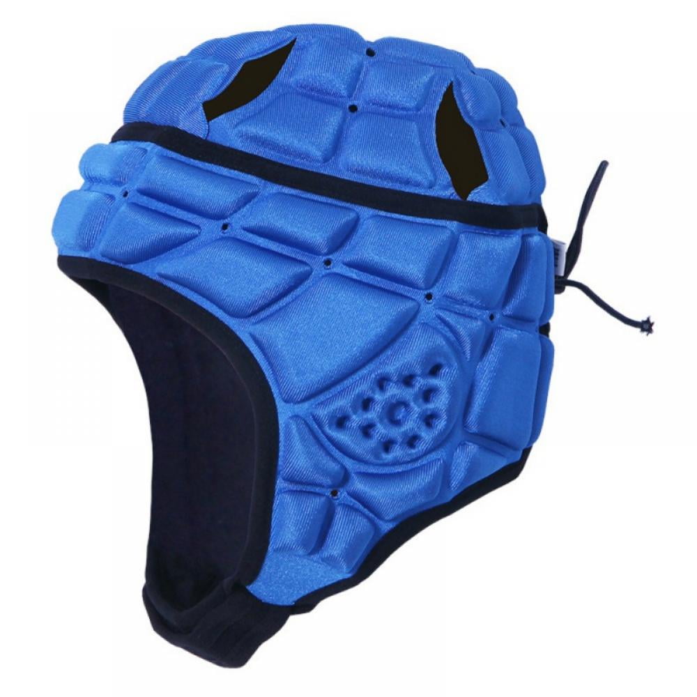 Rugby Helmet Headguards Soccer Rugger Cap,Adjustable Goalie Protective Helmets Goalkeeper Head Protector Soft Shell Padded Headgear for Youth Kids Adults 