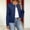 Navy, variant on Women's Lightweight Knit Cardigan Soft Button-Down Long Sleeve Solid Color Sweater, XL