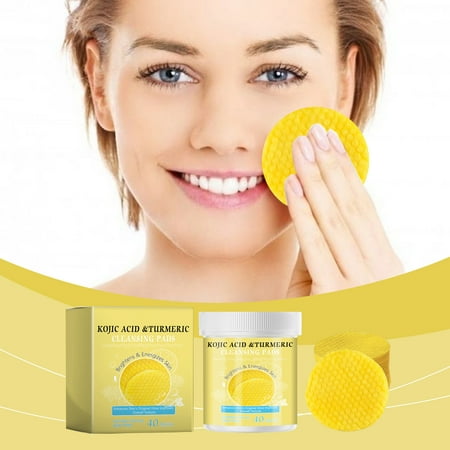 

40PCS Kojic Pads Kojic Pads Cleansing Pads Face & Kojic Pads Cleansing Pads For Dark Pads Infused Foaming Exfoliating Pads 10ML decorations for shelves 2024