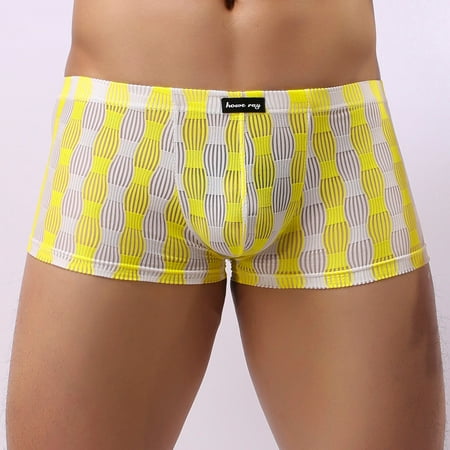 

Knosfe Men s Lantern Print Underwear Stretch Moisture-Wicking Boxer Briefs l