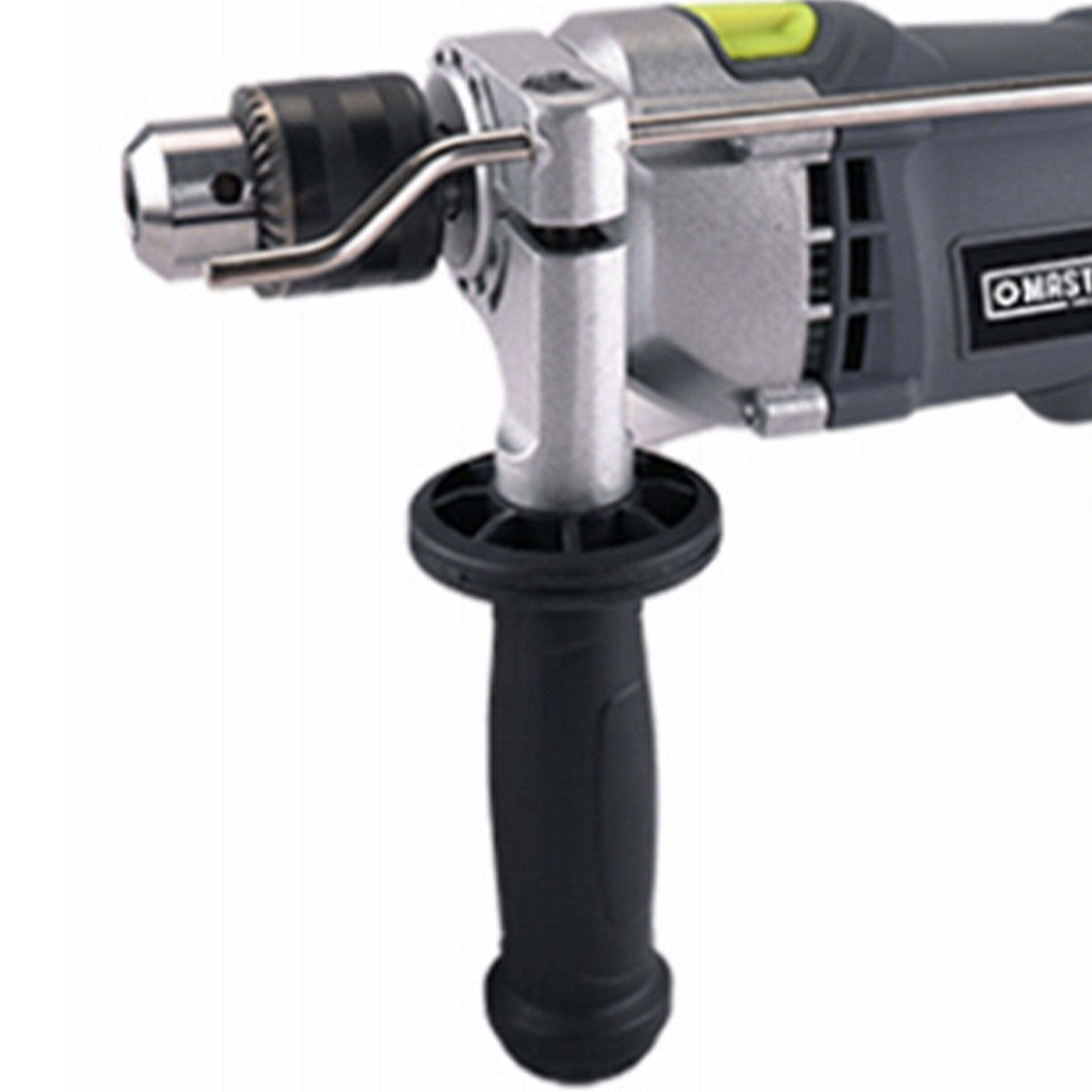 Master Mechanic 7.5 Amp 0.5” Hammer Drill w/ Soft Grip Handle & Metal Gauge
