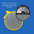 thumbnail image 4 of LOLA Round N' Round Wonder Scourer W/ Convenient Hang Hole, Non-Scratch Scouring Pad, 4 of 7