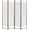 Beige, variant on BoldGear 4 Panel Room Divider 6FT Steel Frame Screen Folding Privacy Divider Freestanding Partition for Home Office Bedroom (Grey)