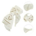 thumbnail image 3 of Unique Bargains 1 Pc Bow Wide Headbands for Women Beige, 3 of 6
